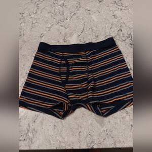 Arizona Jean company boxer briefs boys medium blue with orange strips